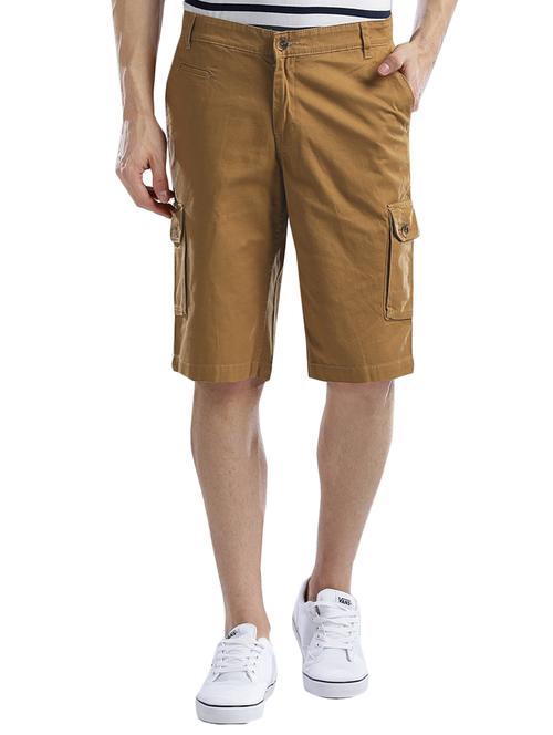 beige cotton shorts - 14890553 - Standard Image - 1