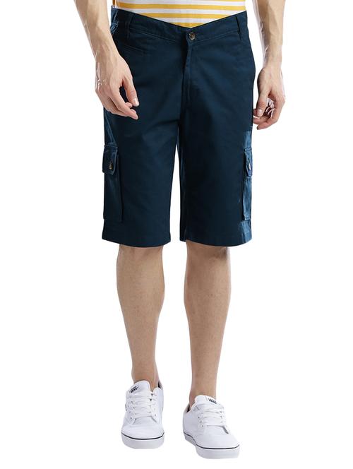 blue cotton shorts - 14890556 - Standard Image - 1