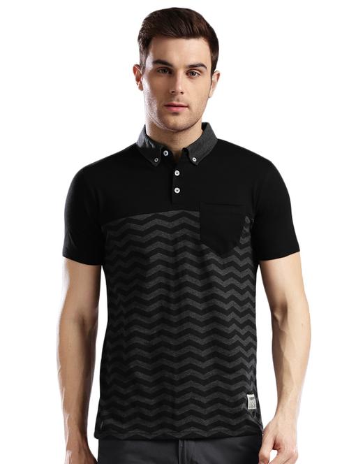 black cotton pocket t-shirt - 14890579 - Very Small Image - 1