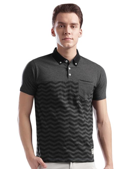 grey cotton pocket t-shirt - 14890580 - Standard Image - 1