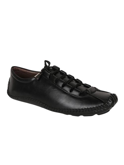 black Leatherette lace up shoe - 14890672 - Very Small Image - 1