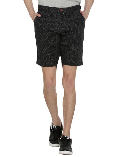 black cotton shorts - 14890693 - Very Small Image - 1