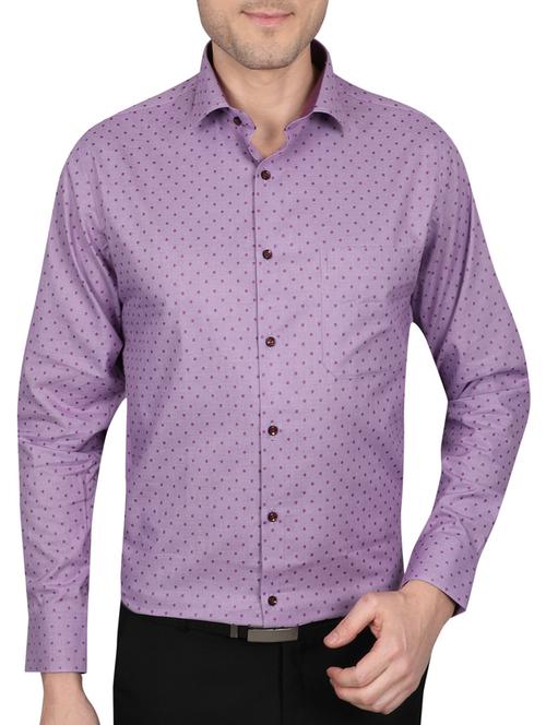 purple cotton formal shirt - 14890737 - Very Small Image - 1