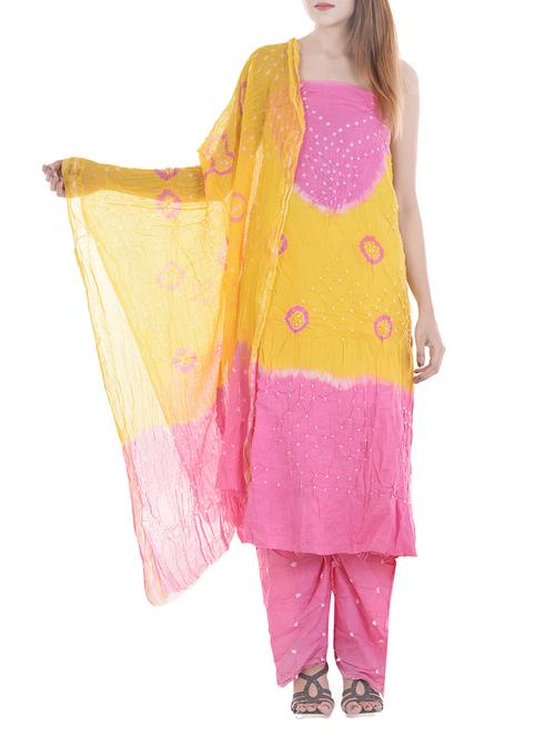 multi cotton salwar suit unstitched - 14890825 - Standard Image - 1