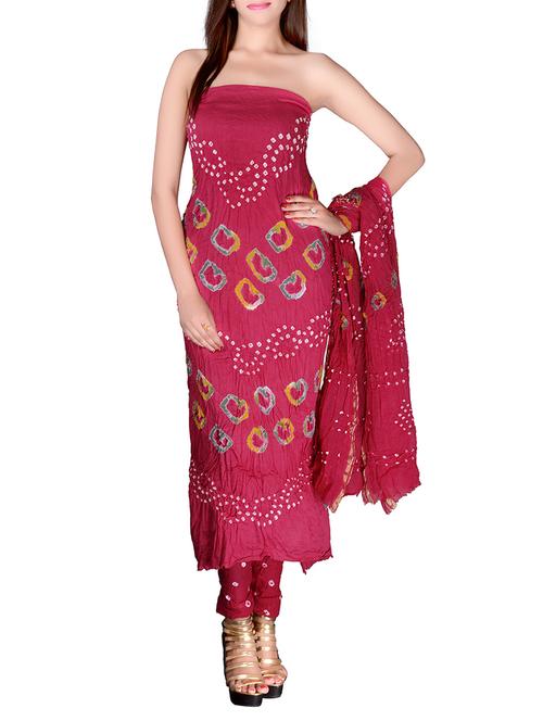 multi cotton salwar suit unstitched - 14890832 - Standard Image - 1