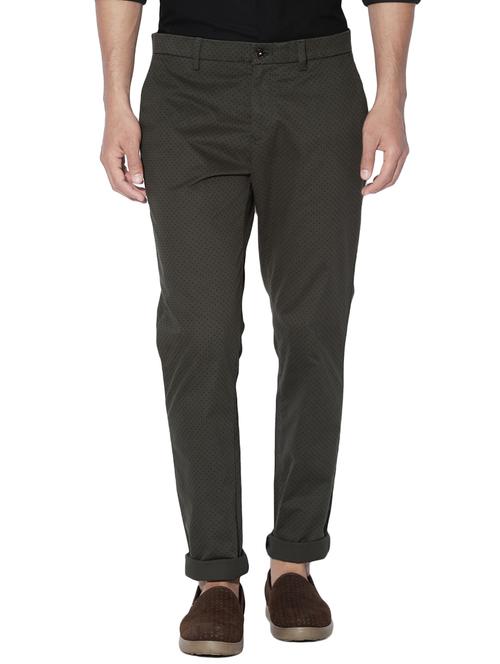 green cotton chinos - 14891366 - Very Small Image - 1