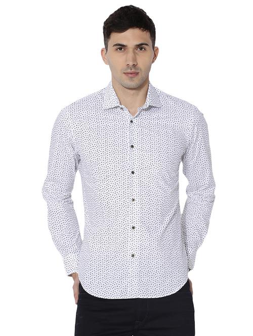 white cotton casual shirt - 14891407 - Very Small Image - 1