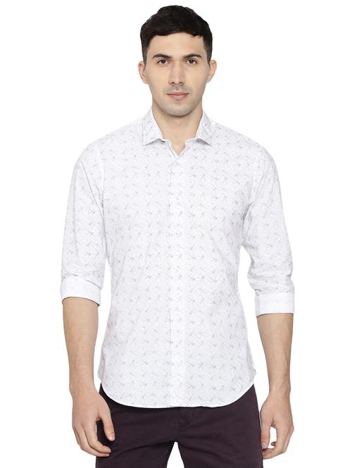 white cotton casual shirt - 14891414 - Very Small Image - 1