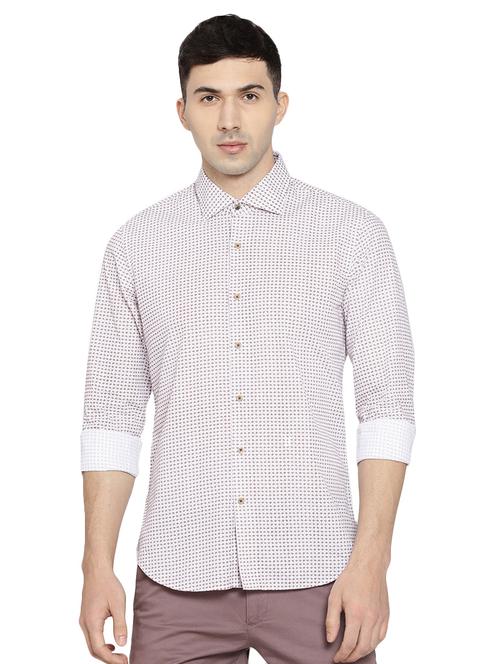 brown cotton casual shirt - 14891420 - Very Small Image - 1