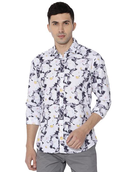 white cotton casual shirt - 14891423 - Very Small Image - 1