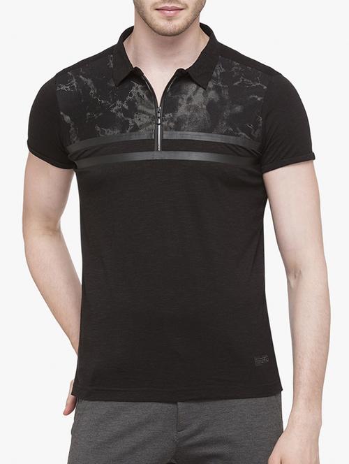 black cotton t-shirt - 14891825 - Very Small Image - 1