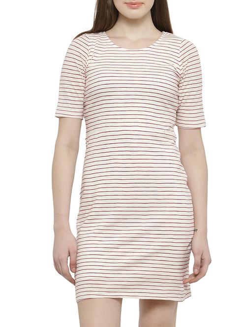 white striped sheath dress - 14892082 - Standard Image - 1