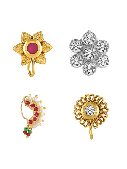 multi brass nose pin - 14892199 - Very Small Image - 1
