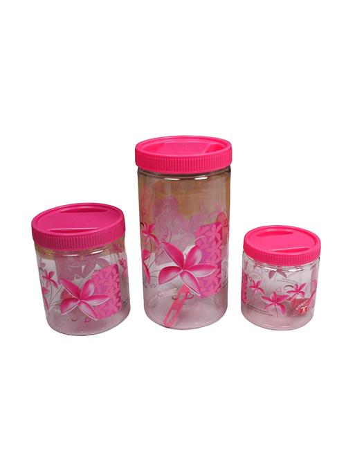 Plastic Container Set of 3 with spoon - 14892340 - Standard Image - 1