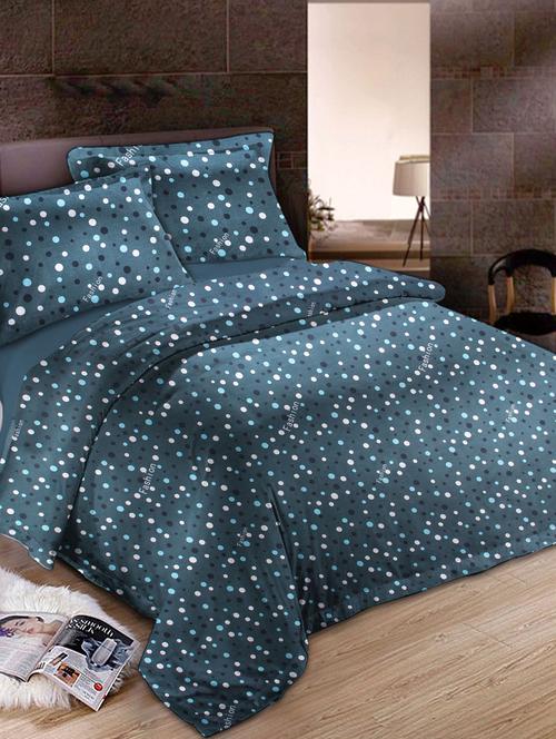 Glace Cotton Double Bedsheet with 2 pillow covers - 14893120 - Very Small Image - 1