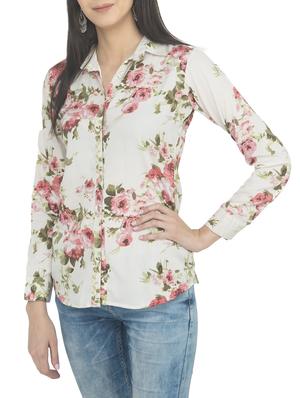 floral button down shirt - 14893193 - Standard Image - 2