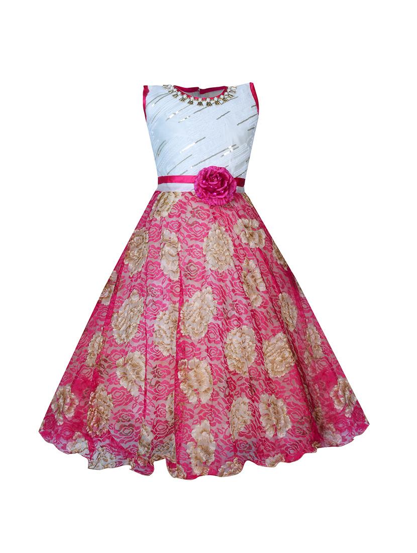 pink net party gown - 14893224 - Zoom Image - 1