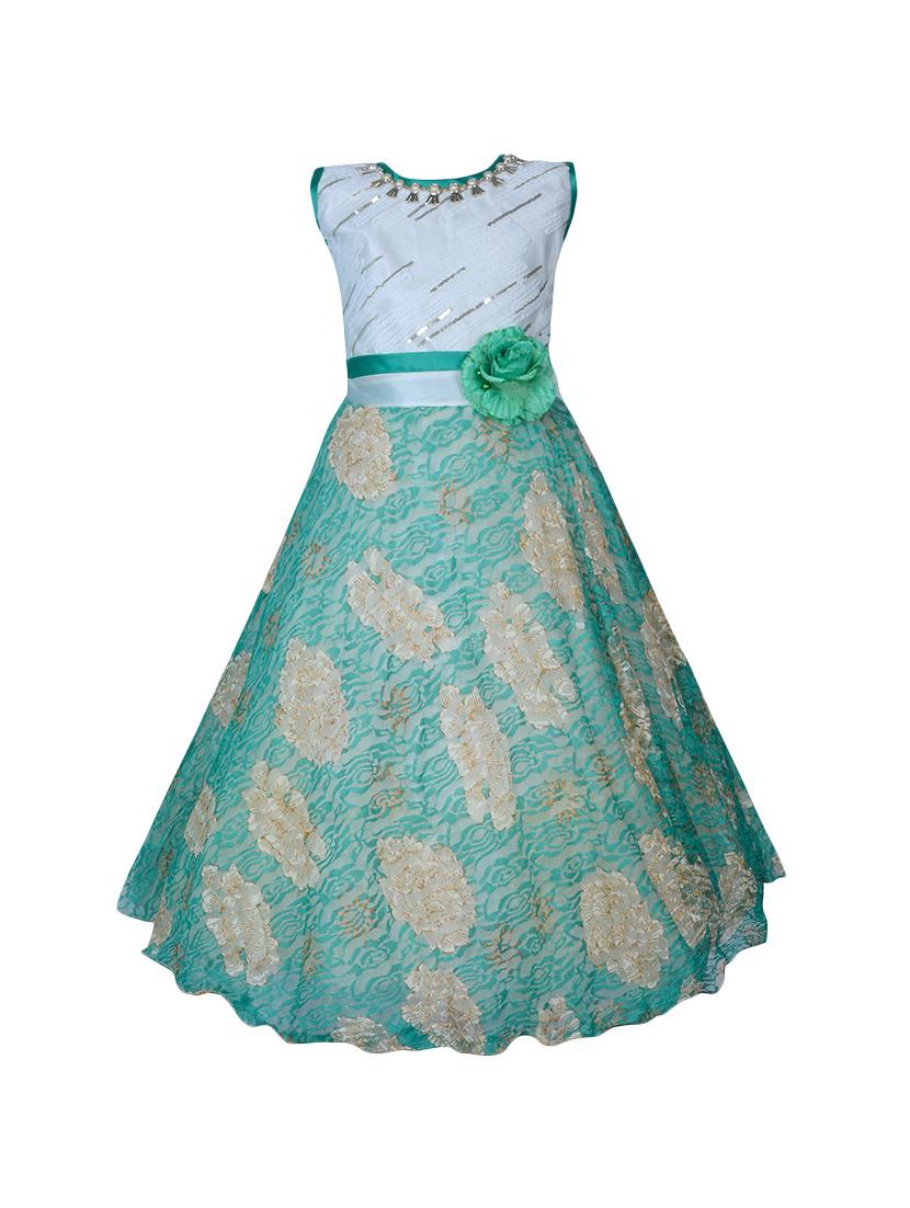 blue net party gown - 14893225 - Zoom Image - 1