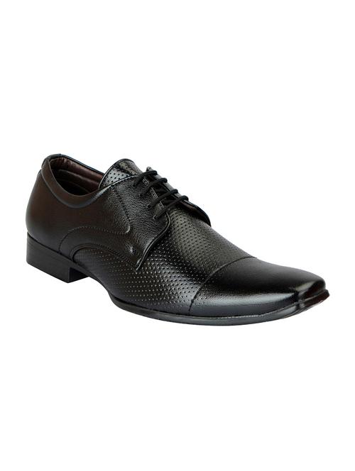 black Leather formal derby - 14893287 - Standard Image - 1