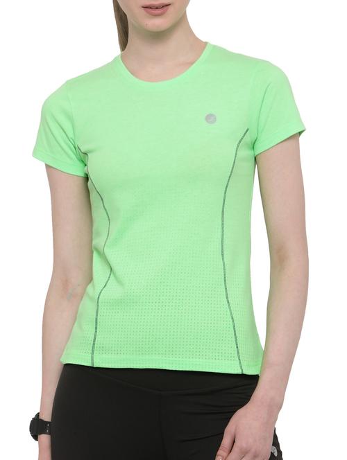 solid green cotton tee - 14893334 - Very Small Image - 1