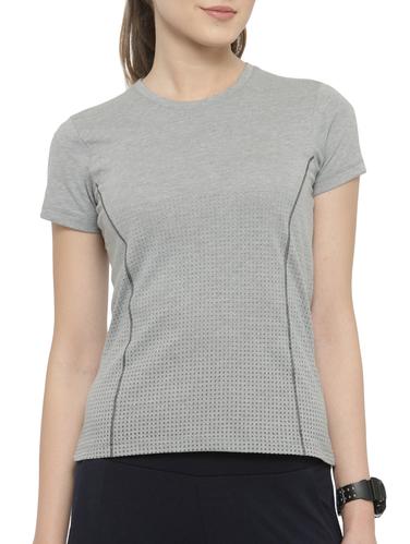 solid grey cotton tee - 14893338 - Very Small Image - 1
