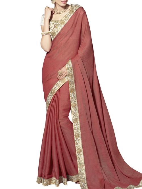 Liiva bordered saree with blouse - 14893507 - Standard Image - 1