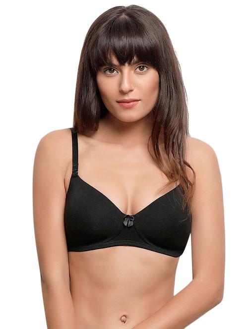 black solid t-shirt bra - 14893619 - Very Small Image - 1