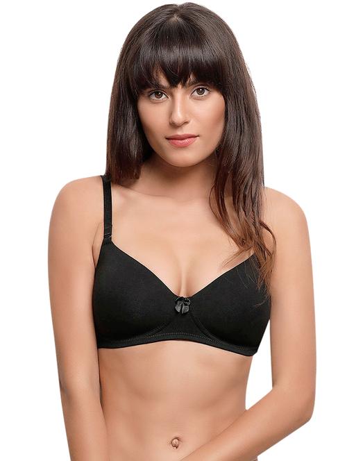 black solid t-shirt bra - 14893622 - Very Small Image - 1