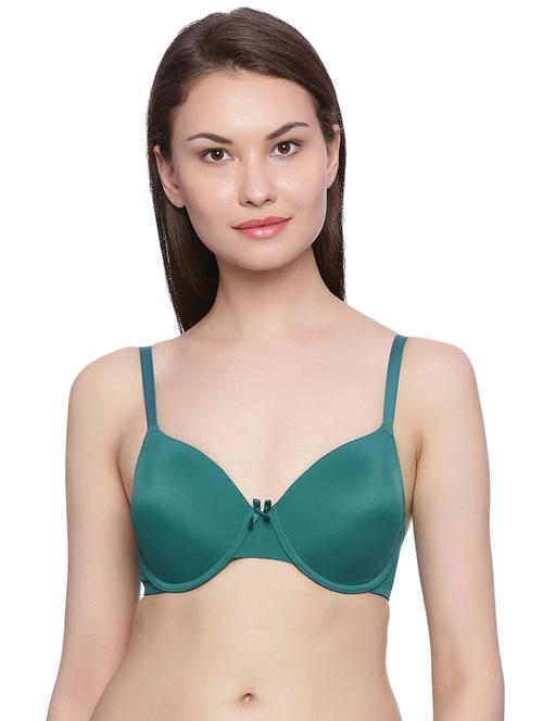 Green solid bra - 14893624 - Standard Image - 1