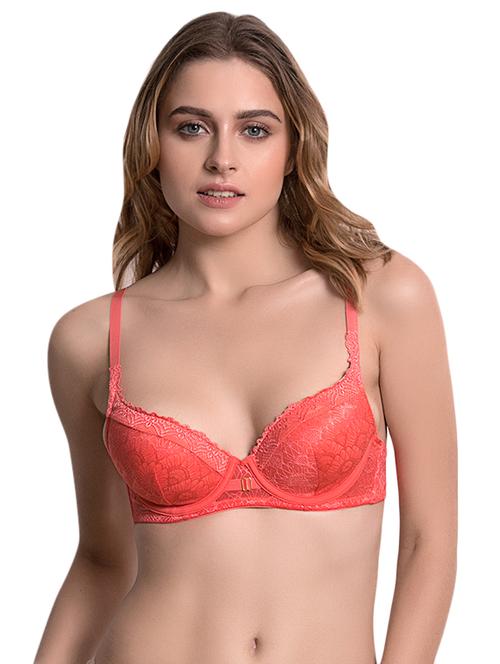 Orange solid bra - 14893669 - Very Small Image - 1