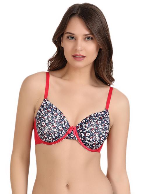multi colored printed t-shirt bra - 14893688 - Standard Image - 1