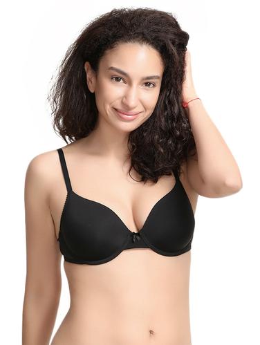 black solid t-shirt bra - 14893708 - Very Small Image - 1