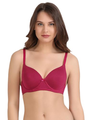 Purple solid t-shirt bra - 14893726 - Very Small Image - 1