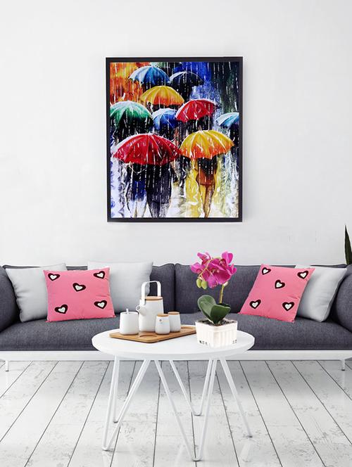 Wonderful Rainy Season Portrait Canvas Painting - 14893957 - Standard Image - 1
