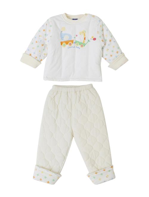 white cotton full length set - 14893968 - Very Small Image - 1