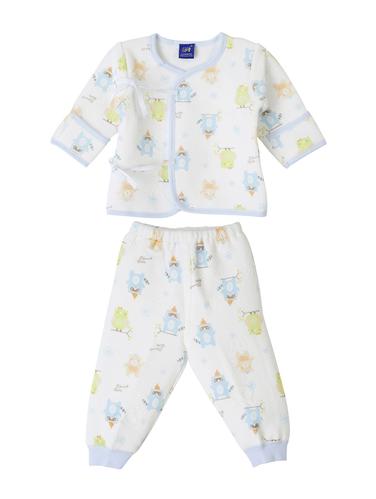 white cotton full length set - 14893969 - Very Small Image - 1