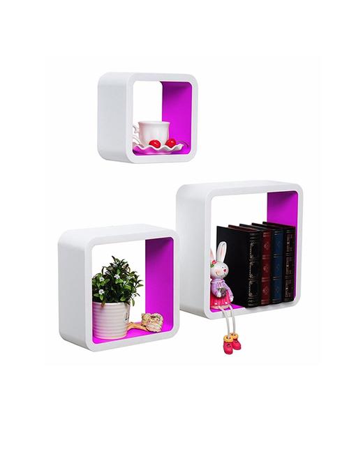 Mdf Floating Nesting Cube Wall Shelf Set Of 3 - 14894198 - Very Small Image - 1