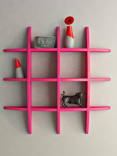 globe shape floating wall shelf - 14894211 - Very Small Image - 1