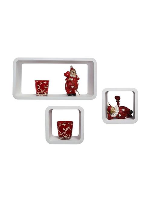 Decor Home Wall Shelf Set Of 2 Cube & 1 Rectangle Wall Rack Shelves - 14894340 - Standard Image - 1