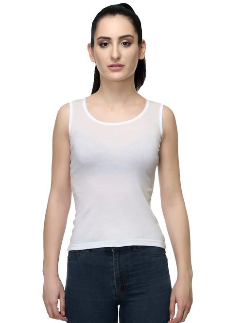 solid white cotton camisole - 14894582 - Very Small Image - 1