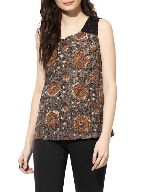 black cotton a line top - 14894729 - Standard Image - 1