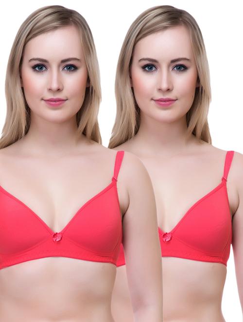 set of 2 red t-shirt bra - 14894827 - Standard Image - 1