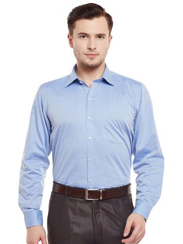 blue cotton formal shirt - 14895478 - Very Small Image - 1