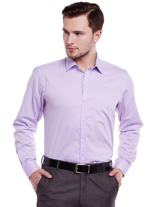 purple cotton formal shirt - 14895487 - Very Small Image - 1