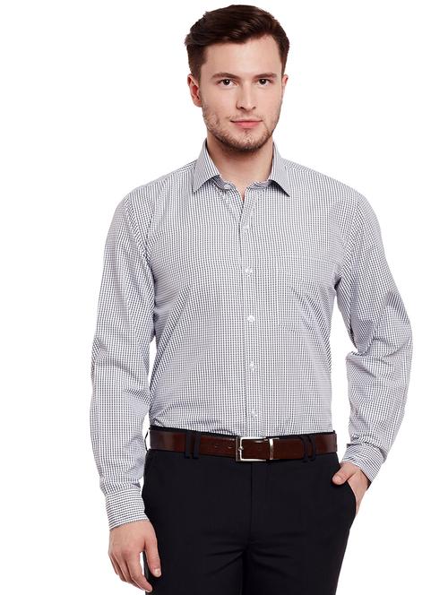 white cotton formal shirt - 14895500 - Standard Image - 1