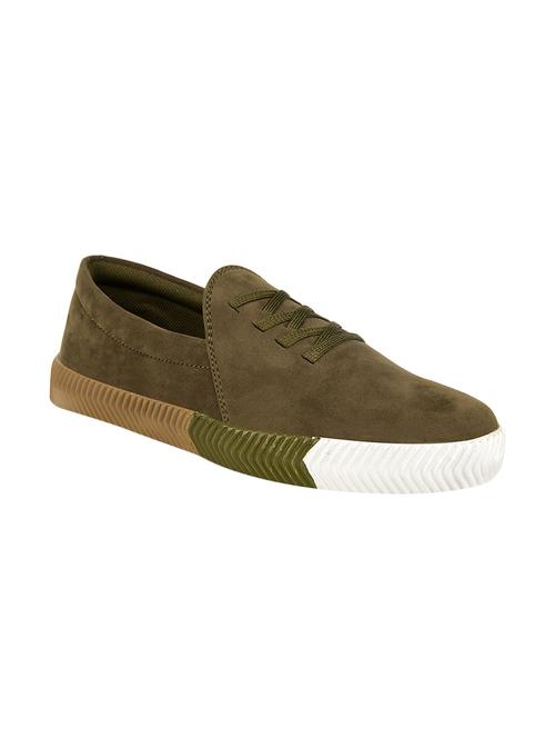 green Suede casual slipon - 14895757 - Very Small Image - 1
