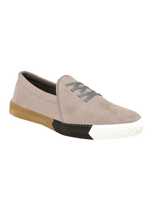 grey Suede casual slipon - 14895759 - Very Small Image - 1