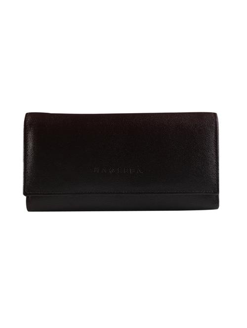 black leatherette fold over clutch - 14895968 - Very Small Image - 1