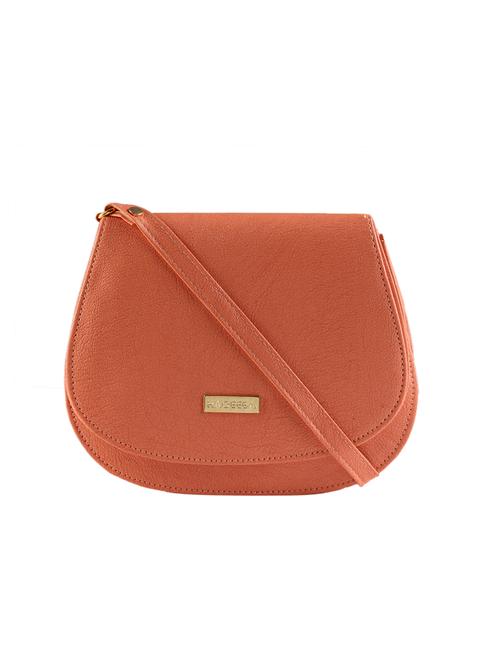 pink leatherette regular sling bag - 14895978 - Very Small Image - 1