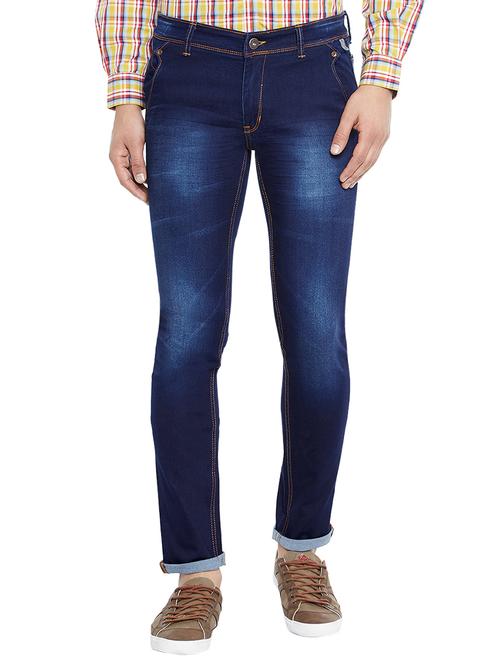 blue denim washed jeans - 14896149 - Standard Image - 1